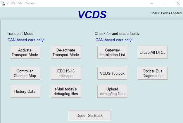 Coding VCDS App