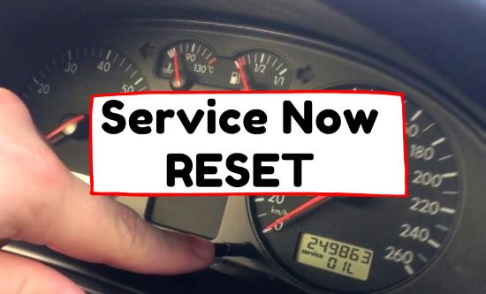 resetting the service interval on the VW